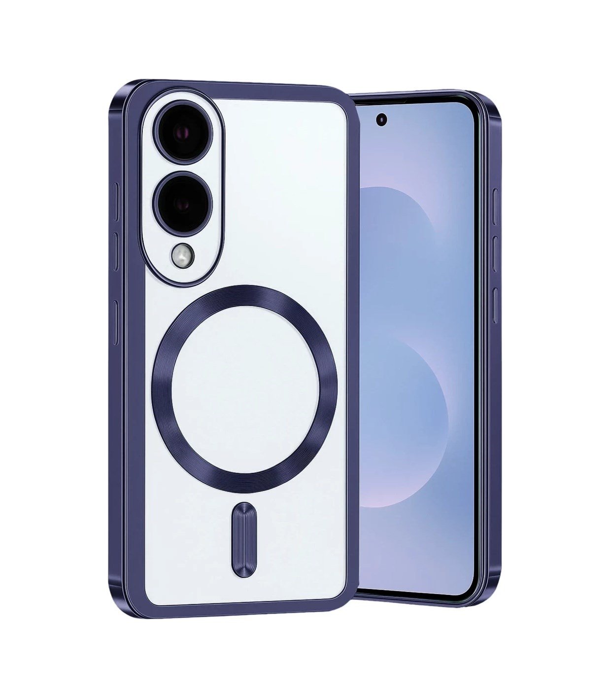 Samsung Galaxy S25 Uyumlu Edge Kross Magneticsafe Kapak - Lacivert Belirtilmemiş