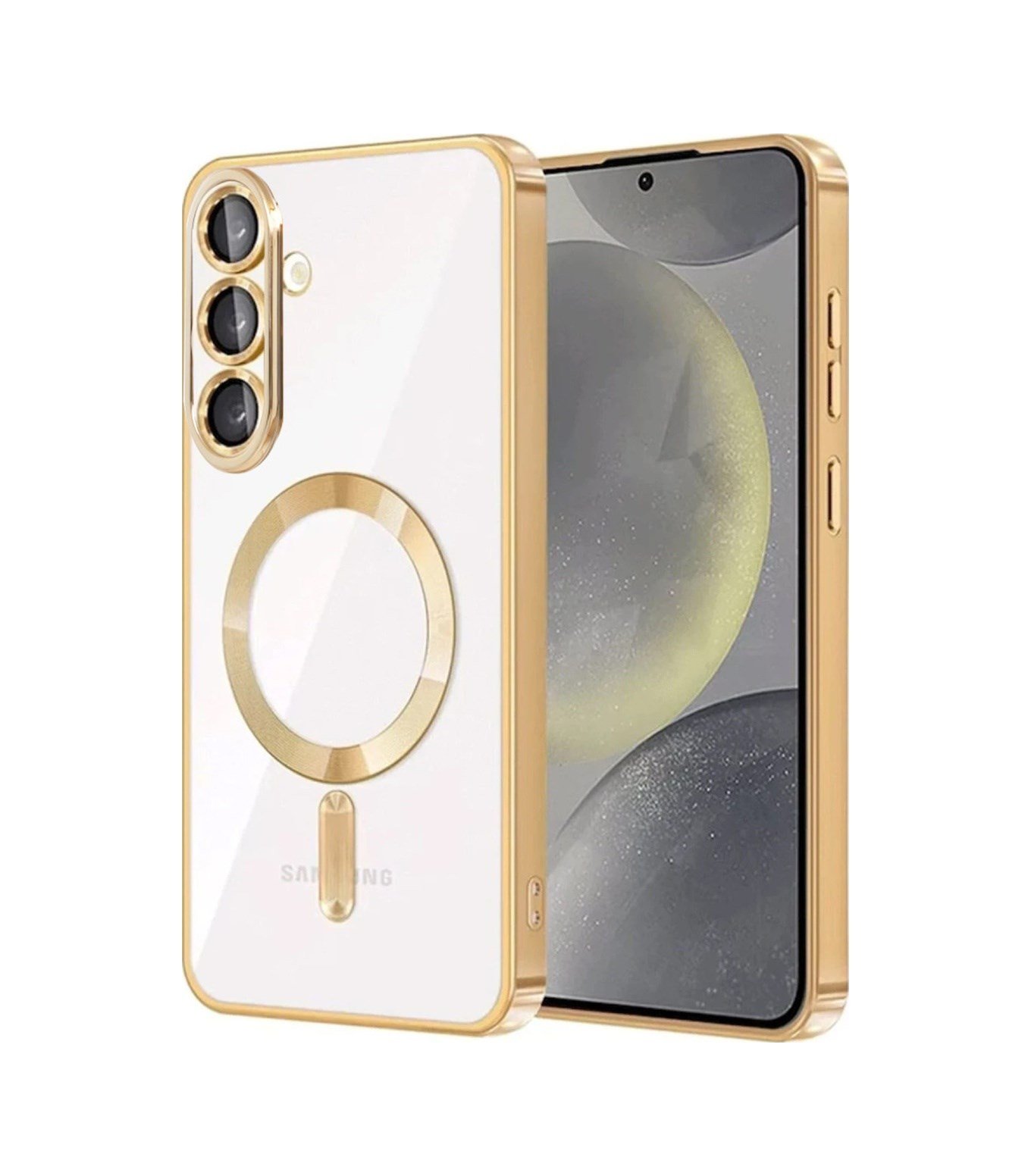Samsung Galaxy S26 Plus Uyumlu Kross Magneticsafe Kapak - Gold Belirtilmemiş
