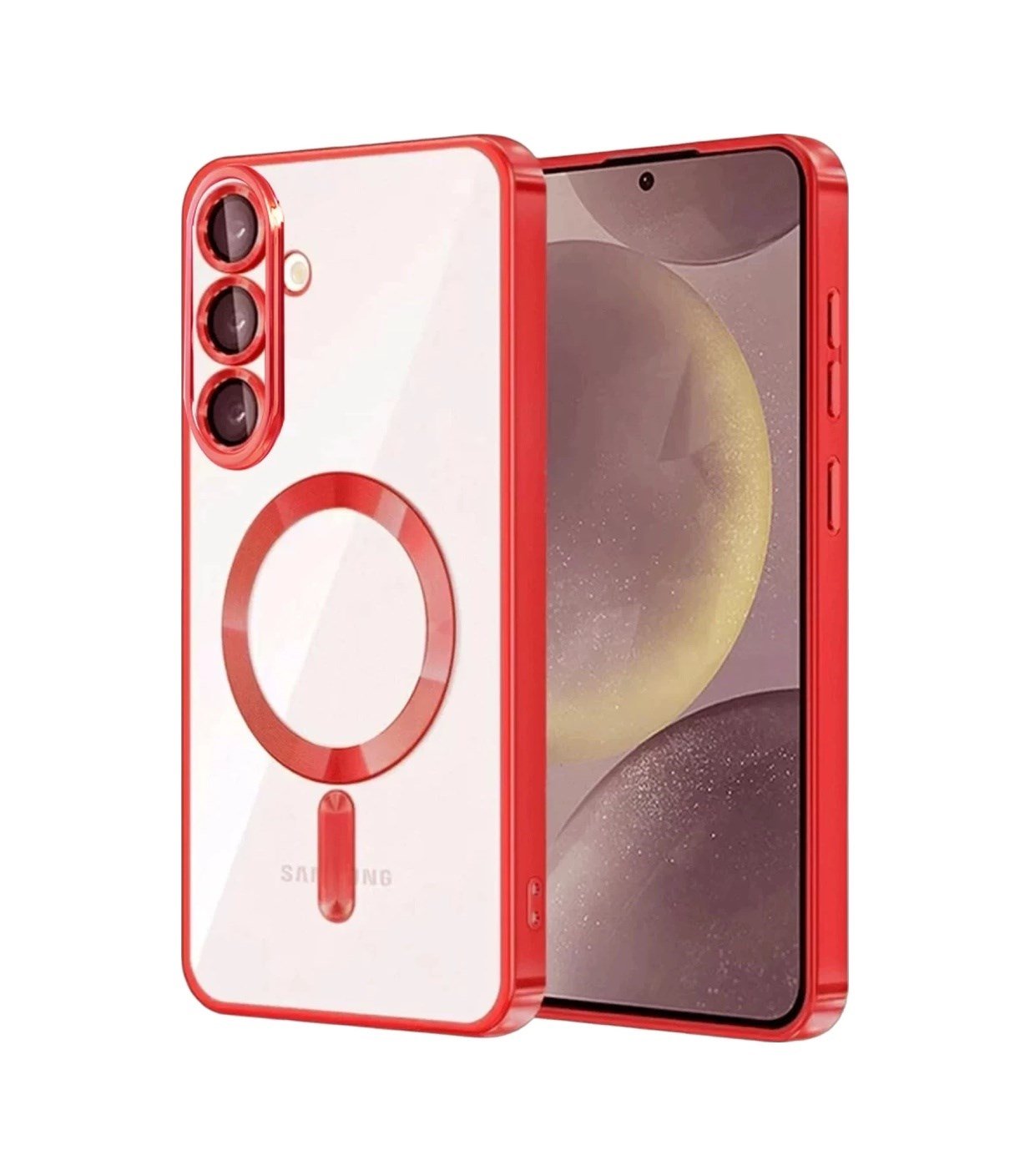 Samsung Galaxy S26 Plus Uyumlu Kross Magneticsafe Kapak - Kırmızı Belirtilmemiş