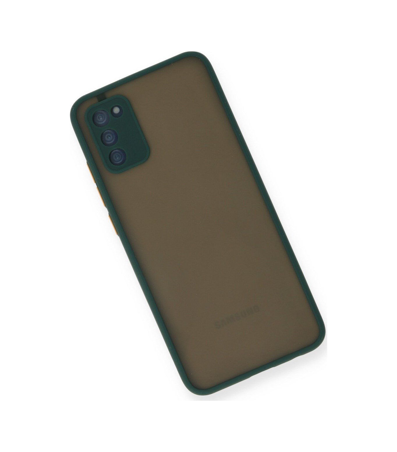 Samsung Galaxy Uyumlu   A03s Kılıf Montreal Silikon Kapak - Yeşil Belirtilmemiş