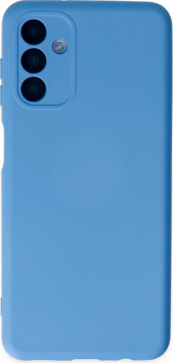 Samsung Galaxy Uyumlu   A04s Kılıf Nano İçi Kadife Silikon - Mavi Belirtilmemiş