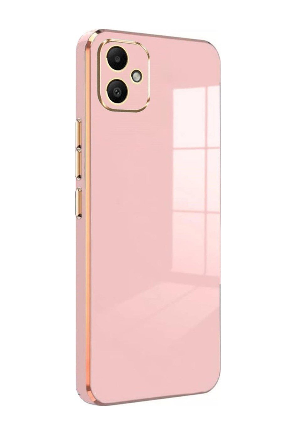 Samsung Galaxy Uyumlu   A05 Kılıf Volet Silikon - Pembe Belirtilmemiş