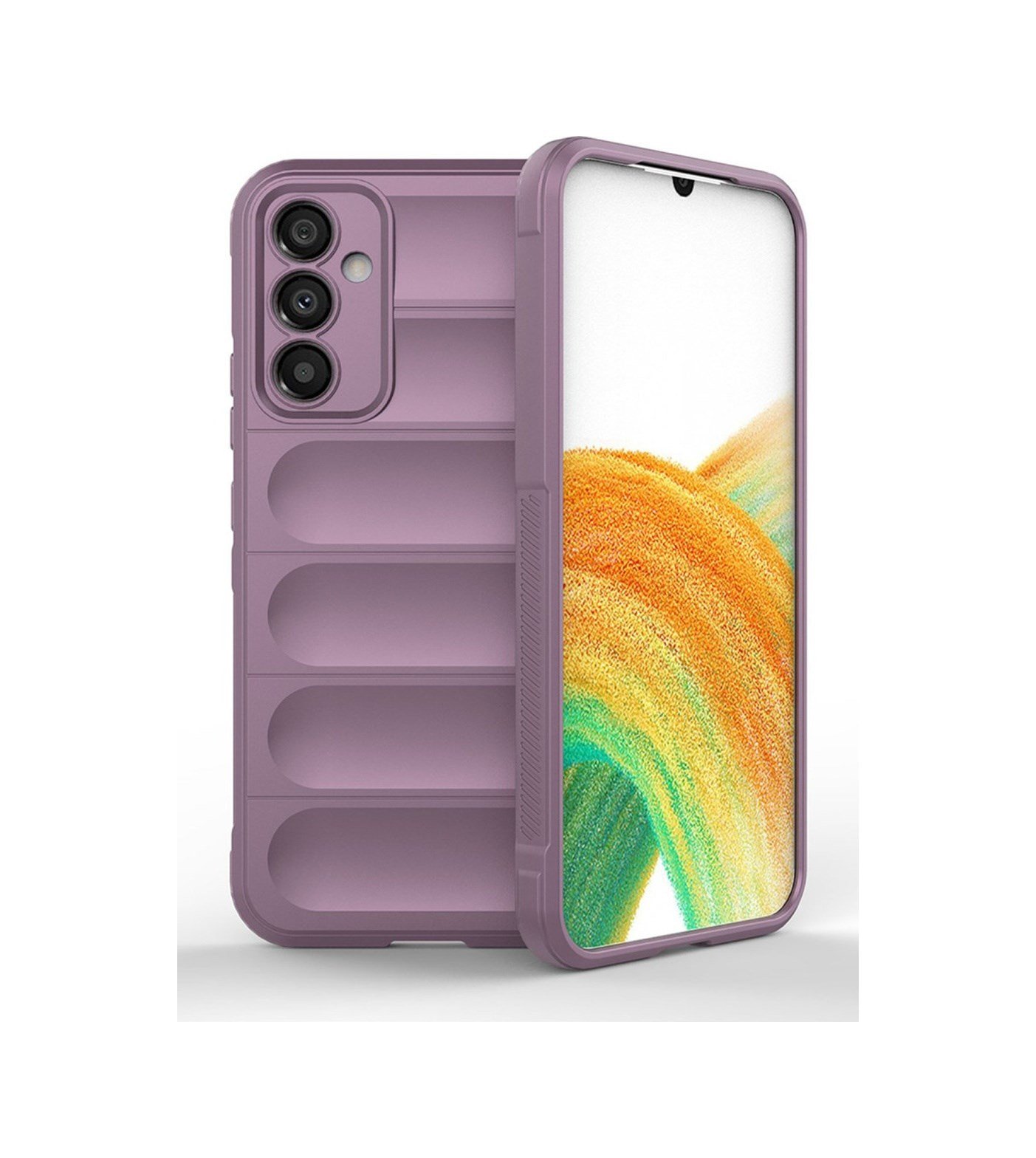 Samsung Galaxy Uyumlu   A05s Kılıf Optimum Silikon - Mor Belirtilmemiş