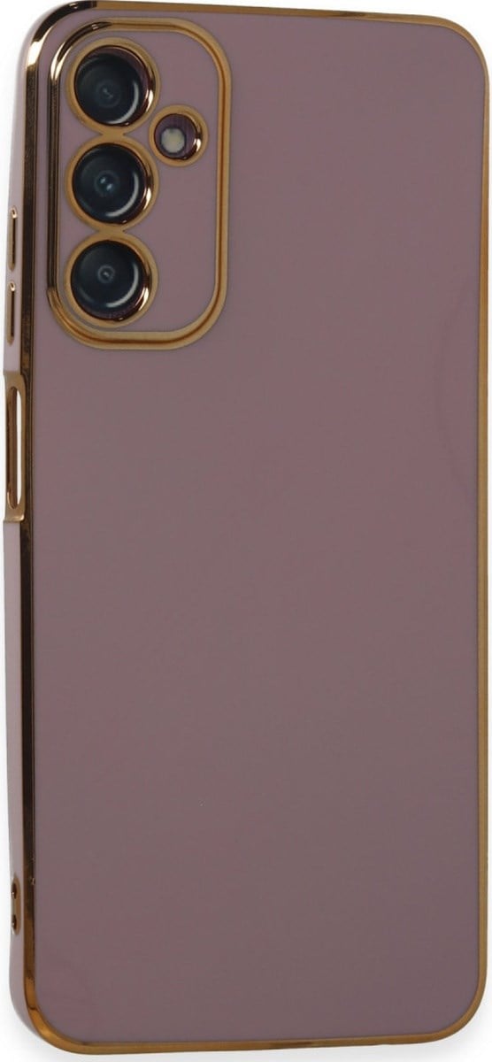 Samsung Galaxy Uyumlu   A05s Kılıf Volet Silikon - Mor Belirtilmemiş