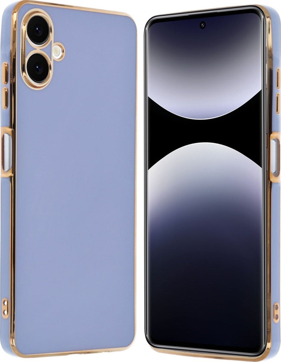 Samsung Galaxy Uyumlu   A06 Kılıf Volet Silikon - Mavi Belirtilmemiş