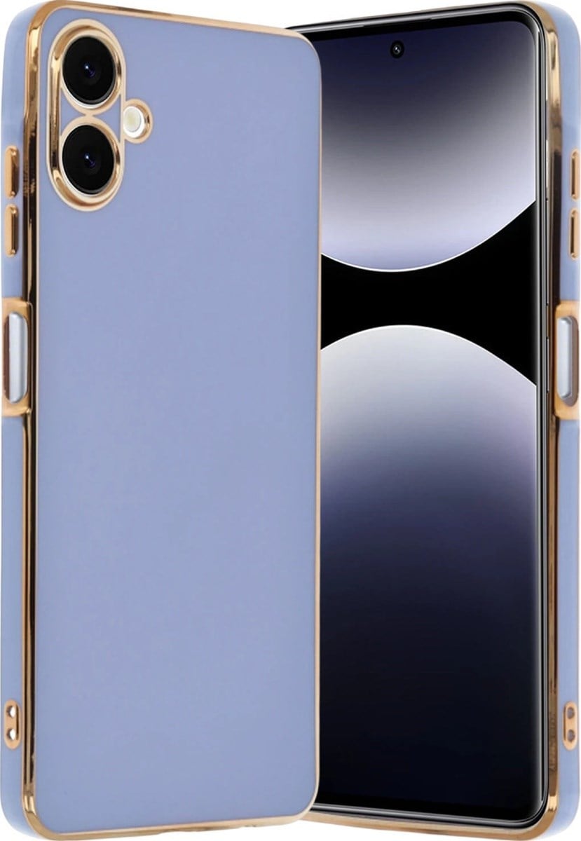 Samsung Galaxy Uyumlu   A07 4g Volet Silikon - Mavi Belirtilmemiş