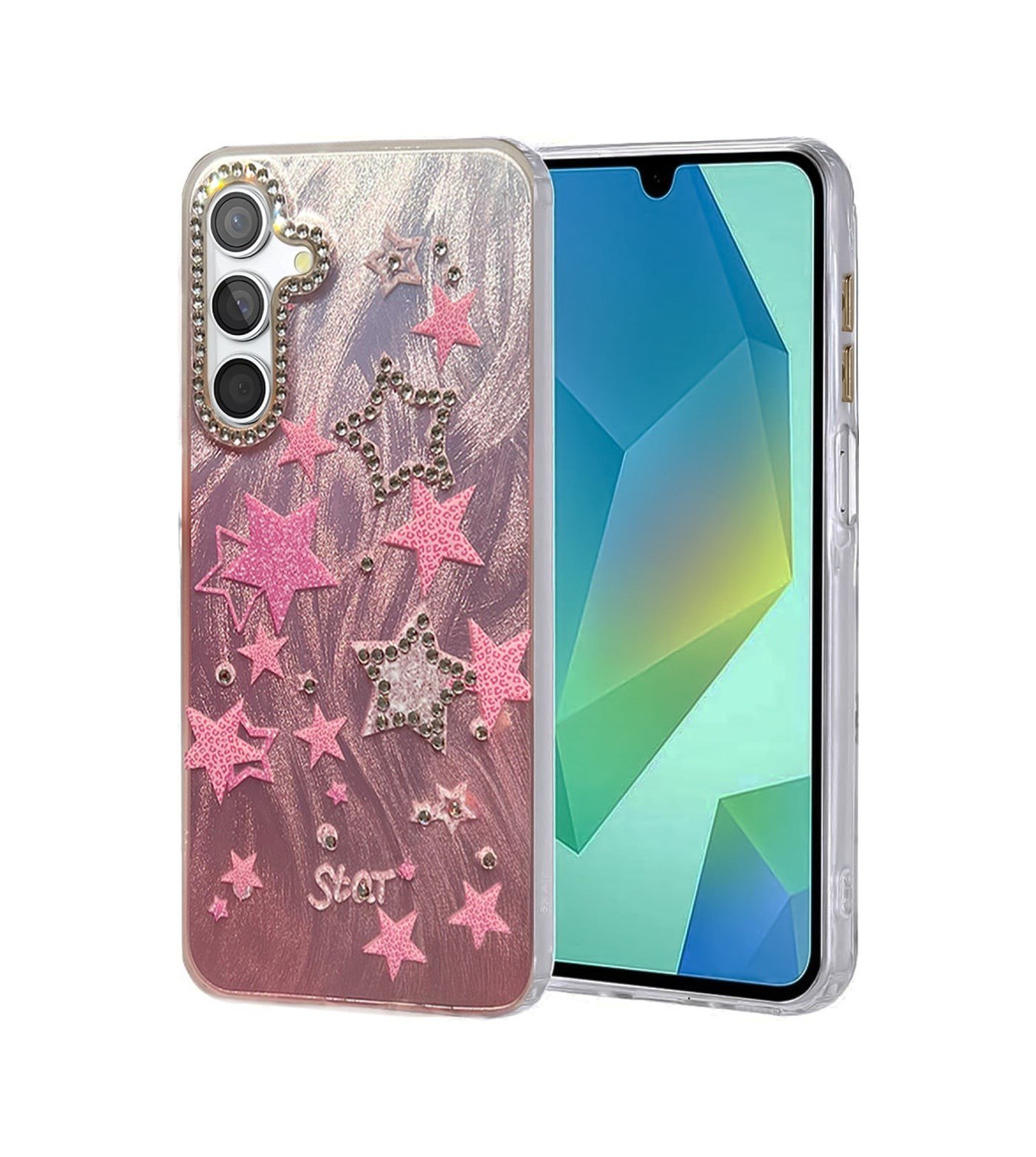 Samsung Galaxy Uyumlu   A15 4g Kılıf Blade Aynalı Desenli Kapak - Desen 7 Belirtilmemiş