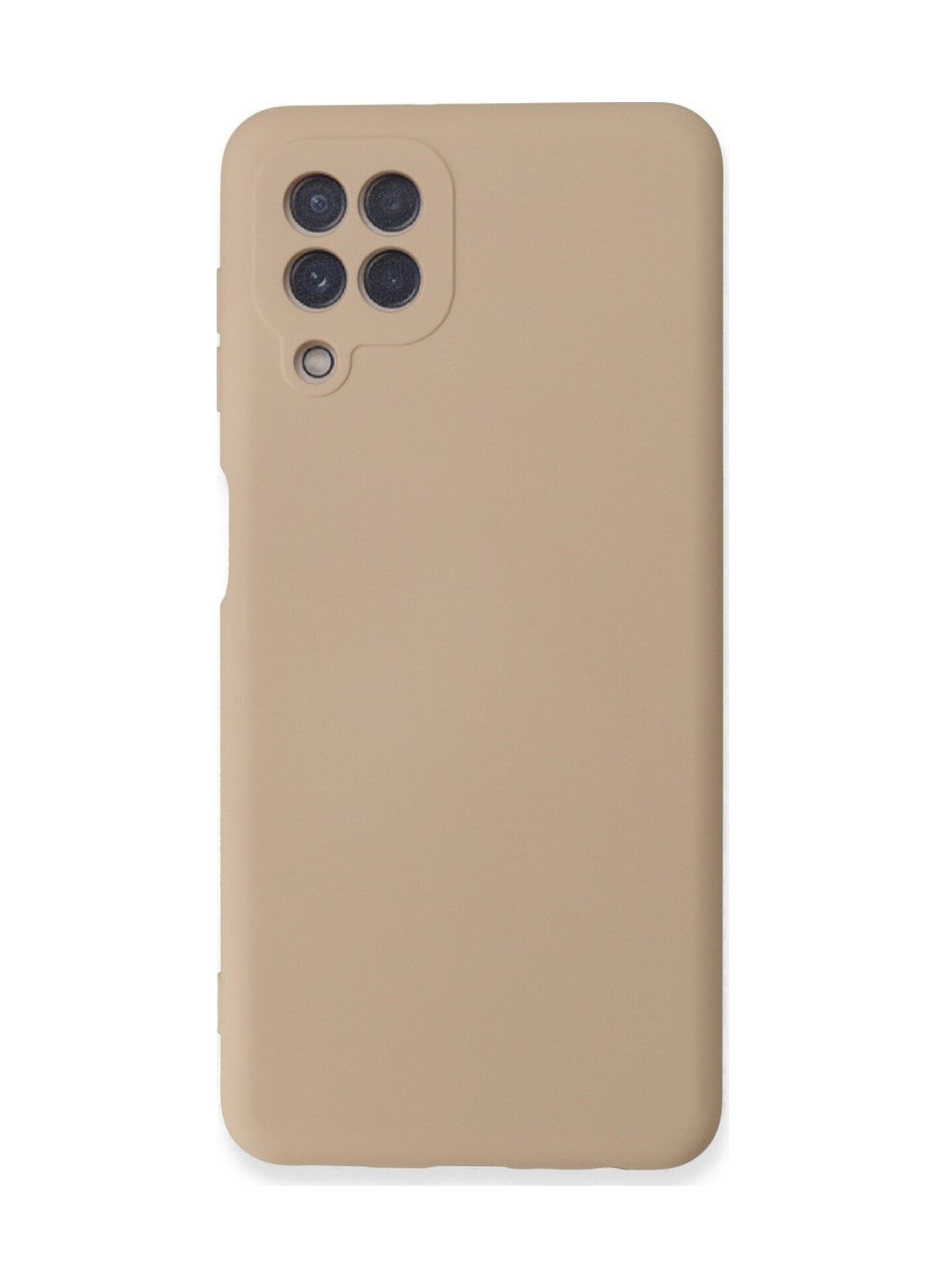 Samsung Galaxy Uyumlu   A22 Kılıf Nano İçi Kadife Silikon - Pudra Belirtilmemiş