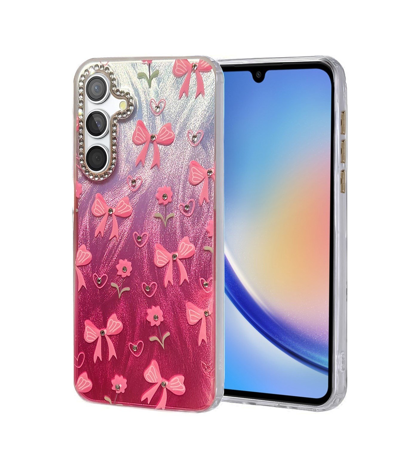 Samsung Galaxy Uyumlu   A34 5g Kılıf Blade Aynalı Desenli Kapak - Desen 3 Belirtilmemiş