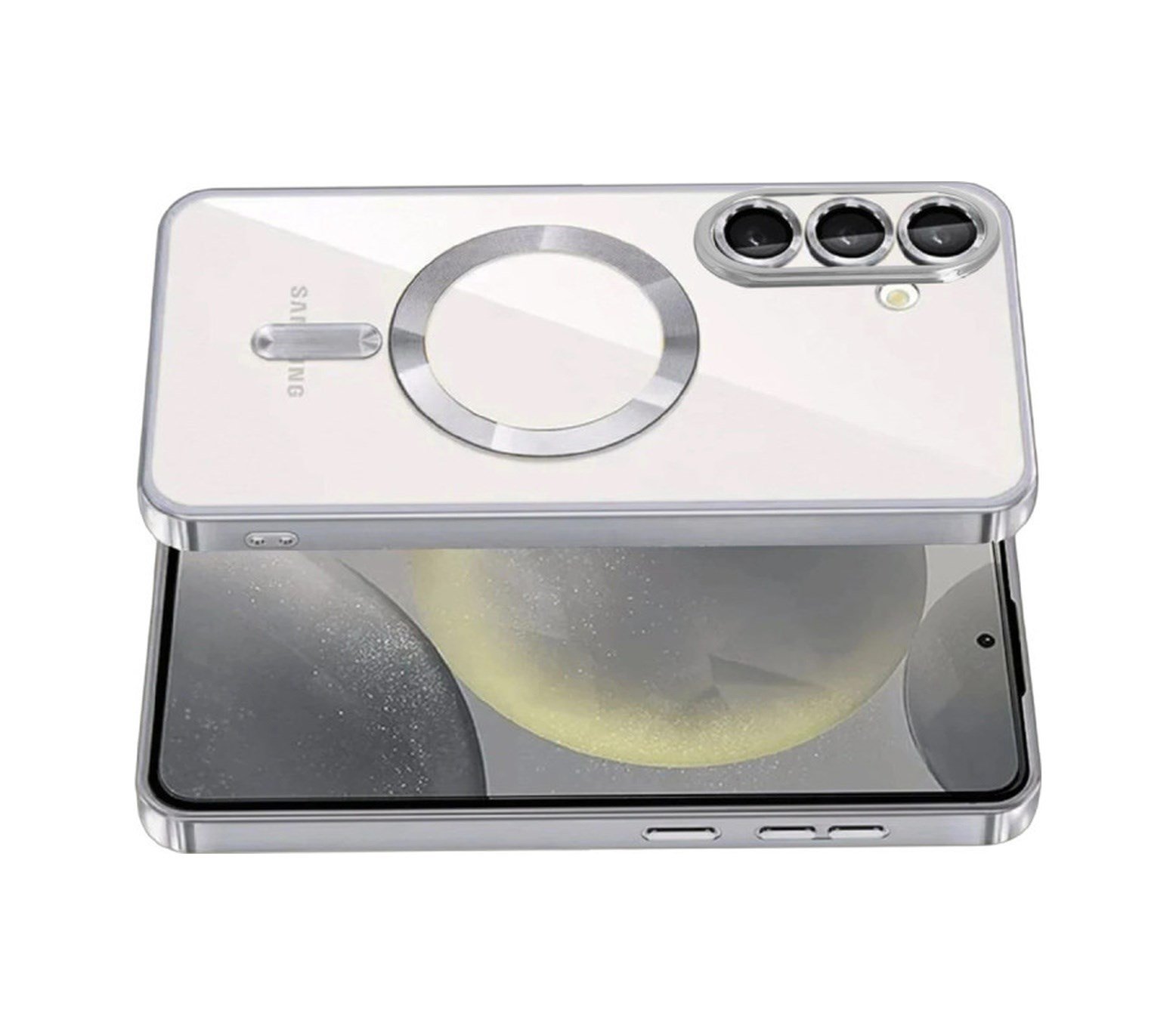 Samsung Galaxy Uyumlu  A57 5g Kross Magneticsafe Kapak - Titan Gri Belirtilmemiş