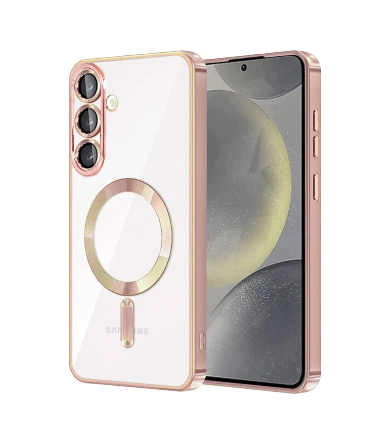 Samsung Galaxy Uyumlu  A57 5g Kross Magneticsafe Kapak - Rose Belirtilmemiş
