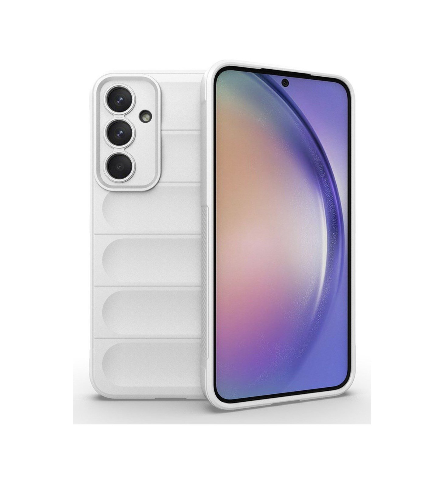 Samsung Galaxy Uyumlu   M14 5g Kılıf Optimum Silikon - Krem Belirtilmemiş