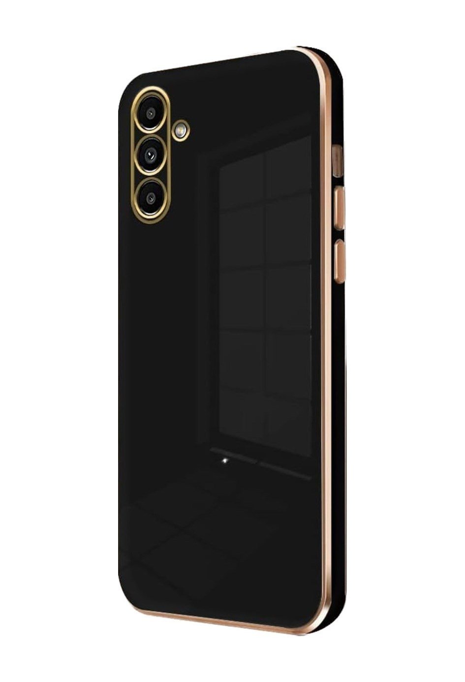 Samsung Galaxy Uyumlu   M15 Kılıf Volet Silikon - Siyah Belirtilmemiş