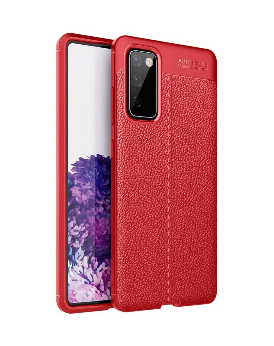 Samsung Galaxy Uyumlu   S20 Fe Kılıf Auto Focus Kapak - Kırmızı Belirtilmemiş