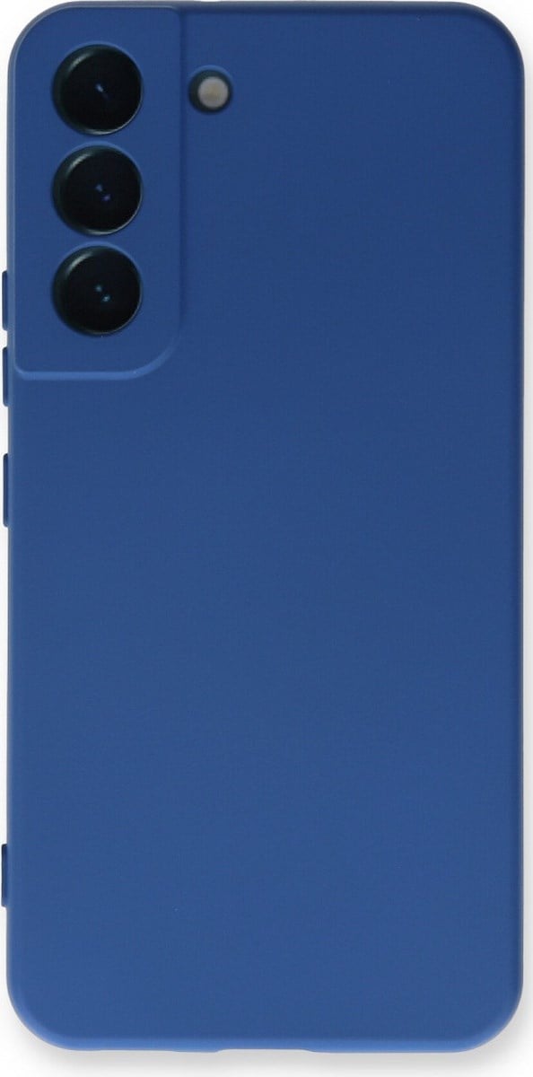 Samsung Galaxy Uyumlu   S23 Kılıf Nano İçi Kadife Silikon - Mavi Belirtilmemiş