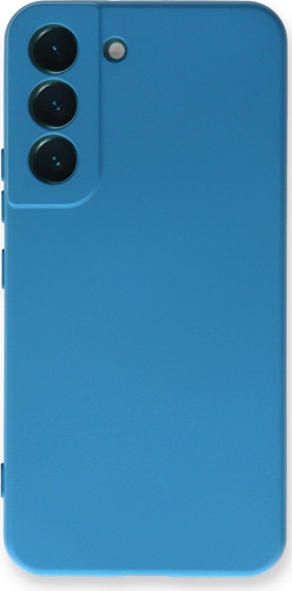 Samsung Galaxy Uyumlu   S23 Plus Kılıf Nano İçi Kadife Silikon - Mavi Belirtilmemiş