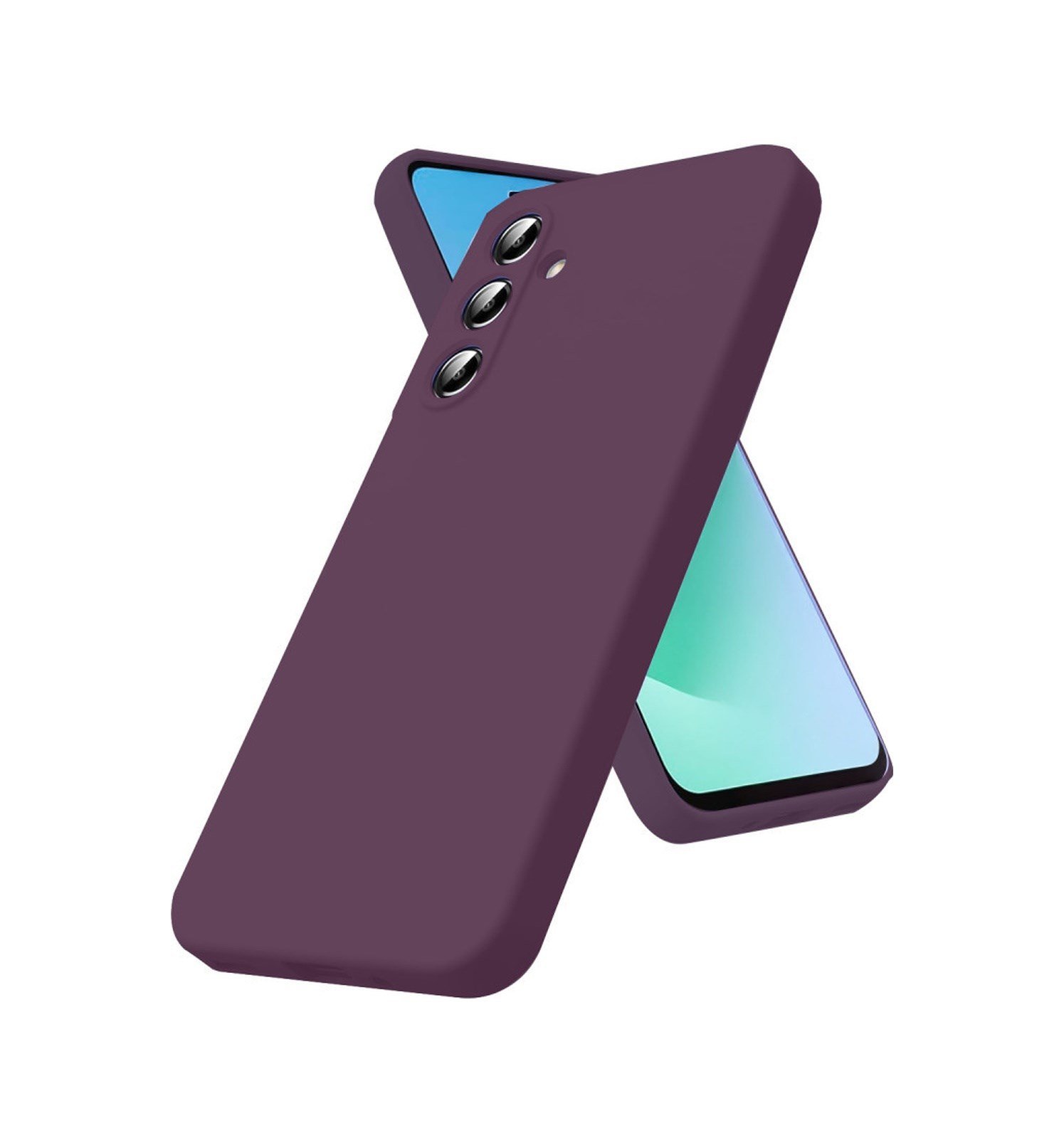 Samsung Galaxy Uyumlu   S25 Fe First Silikon - Mürdüm Belirtilmemiş