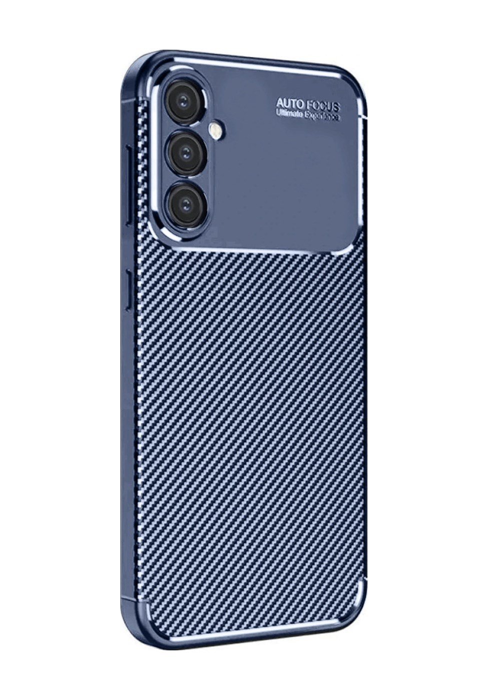 Samsung Galaxy Uyumlu,   S25 Plus Kılıf Auto Focus Karbon Kapak - Lacivert Belirtilmemiş