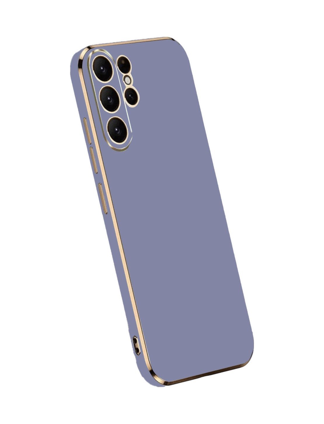 Samsung Galaxy Uyumlu   S25 Ultra Kılıf Volet Silikon - Mavi Belirtilmemiş
