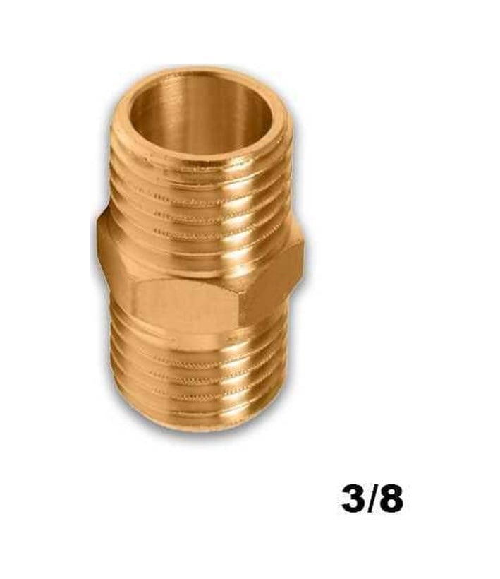 Sarı Nipel 3/8 1 Adet Çok Renkli