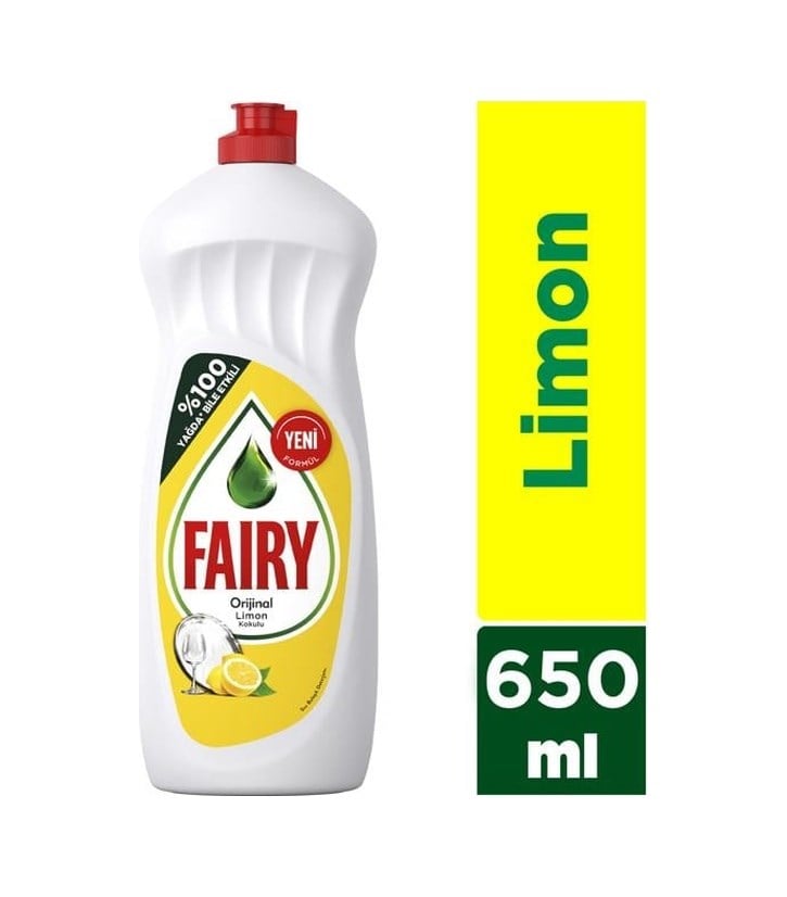 Sıvı Bulaşık Deterjanı Limon 650ml 1 Adet