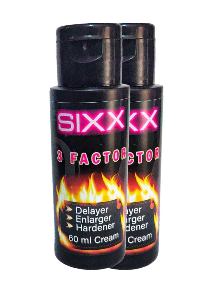 Sıxx 2 Adet 3in1 Krem Erkeğe Özeı 3 Ettki Birden Kremi 60 Ml