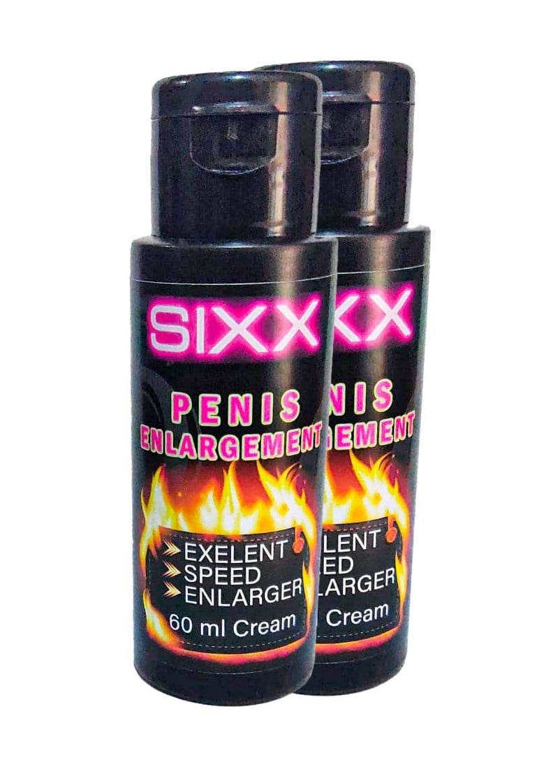 Sıxx Erkeklere Özeı 2 Adet Birden Xxxlbüyütücü 60 Ml En Boy Ebat Kremi