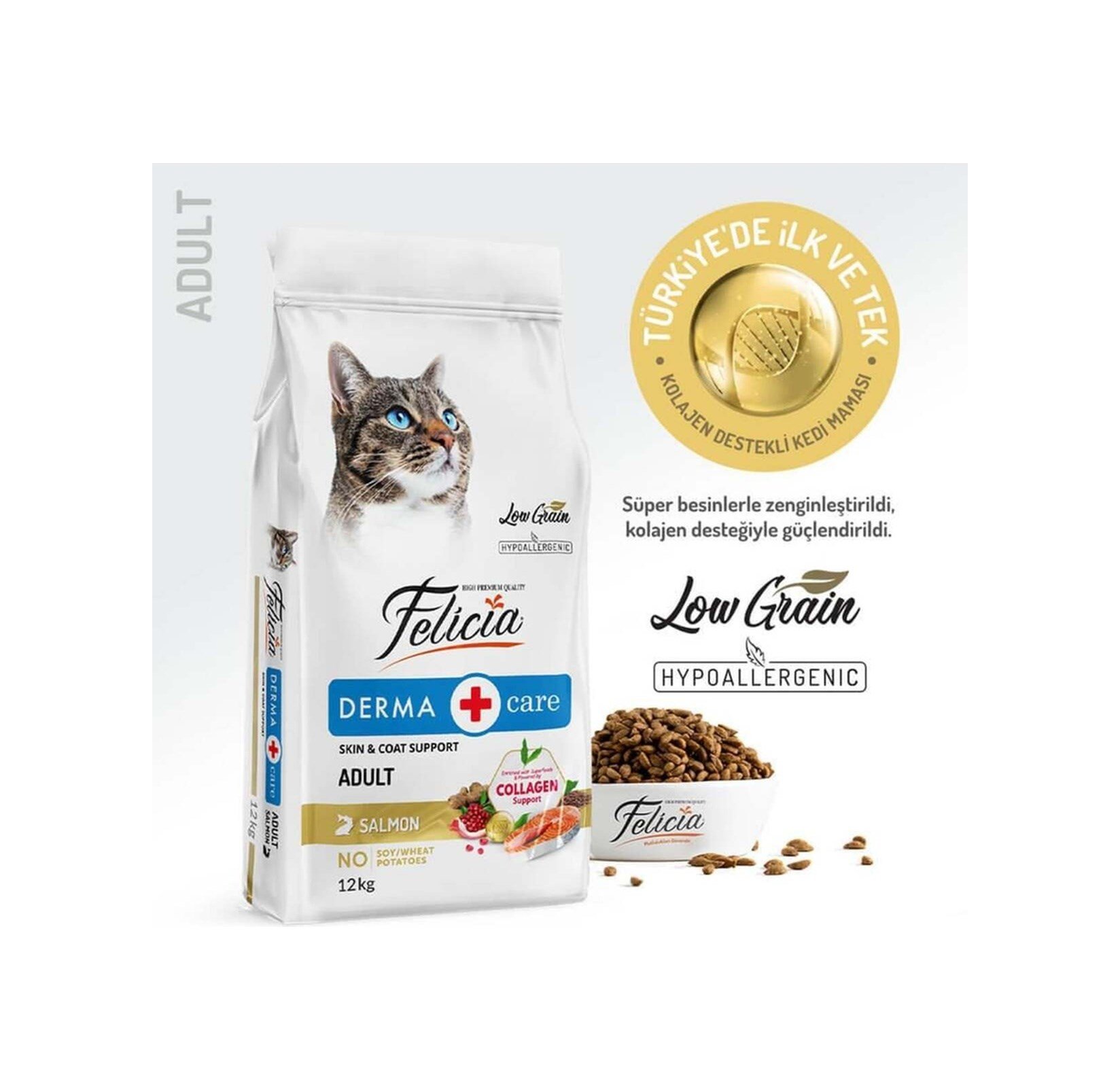 Somonlu Yetişkin Kedi Maması 12 Kg