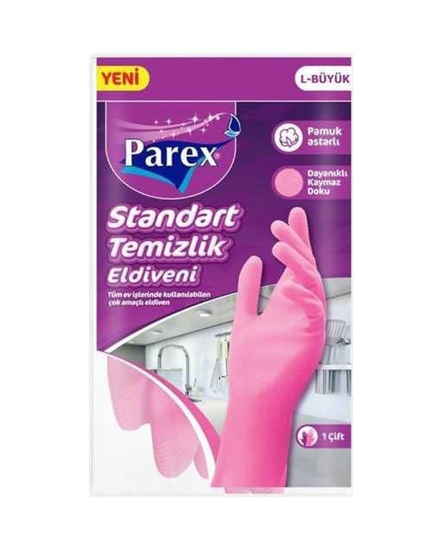 Standart Eldiven Büyük 1 Adet Çok Renkli