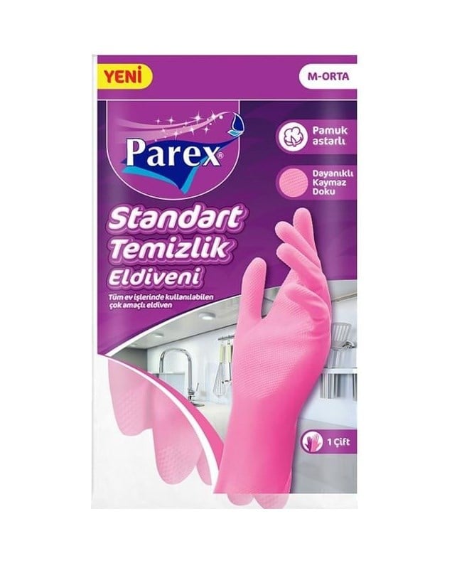 Standart Eldiven Orta 1 Adet Çok Renkli