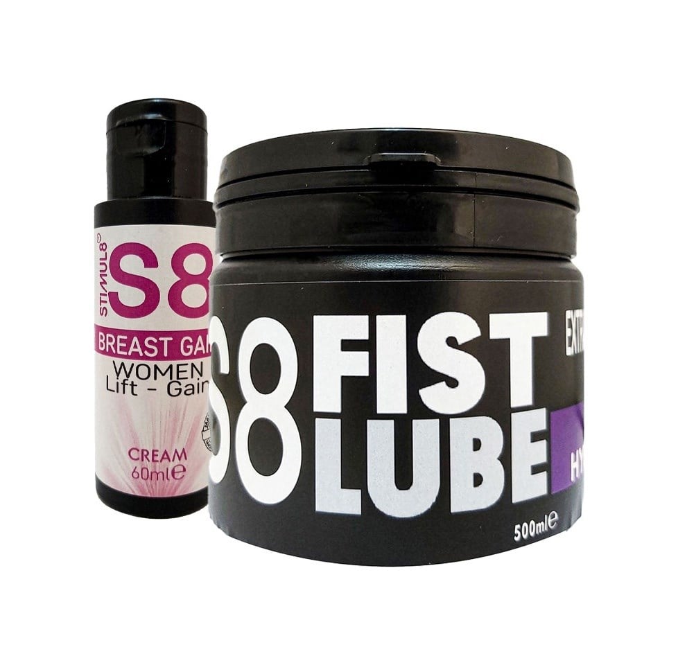 Stimul8 Fist Lube 500ml Big Size Lubrikant + Stimul8 Kadınlara Özel Xxlkrem 60ml