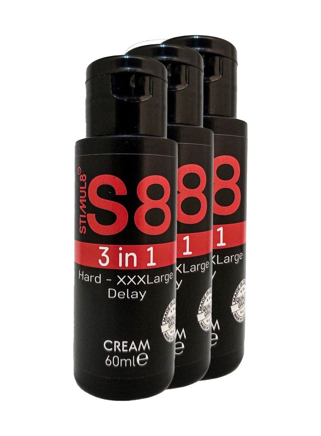 Stımul8 S8 3in1 Krem 3 Adet Erkeğe Özeı 3 Ettki Birden Kremi 60 Ml