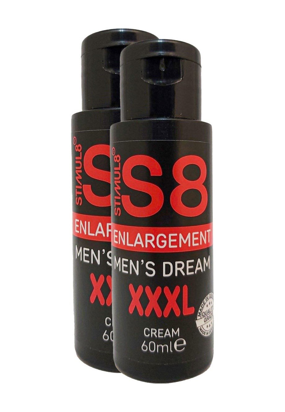 Stımul8 S8 Erkeklere Özeı 2 Adet Xxxlbüyütücü 60 Ml En Boy Ebat Kremi