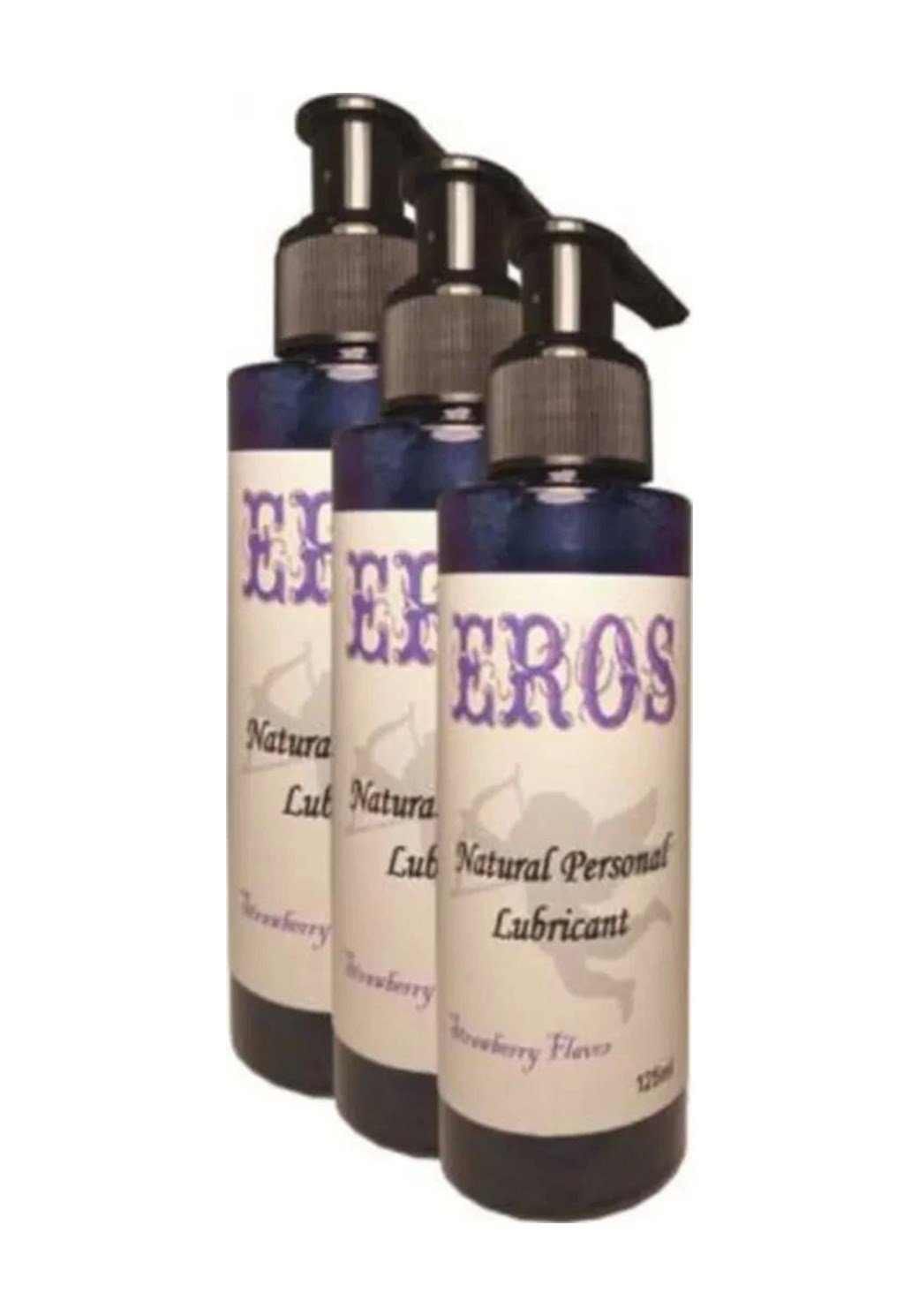 Strawberry Flavor Natural Personal Lubricant 375 Ml Çilek Aromalı Kayganlaştırıcı X 3 Adet