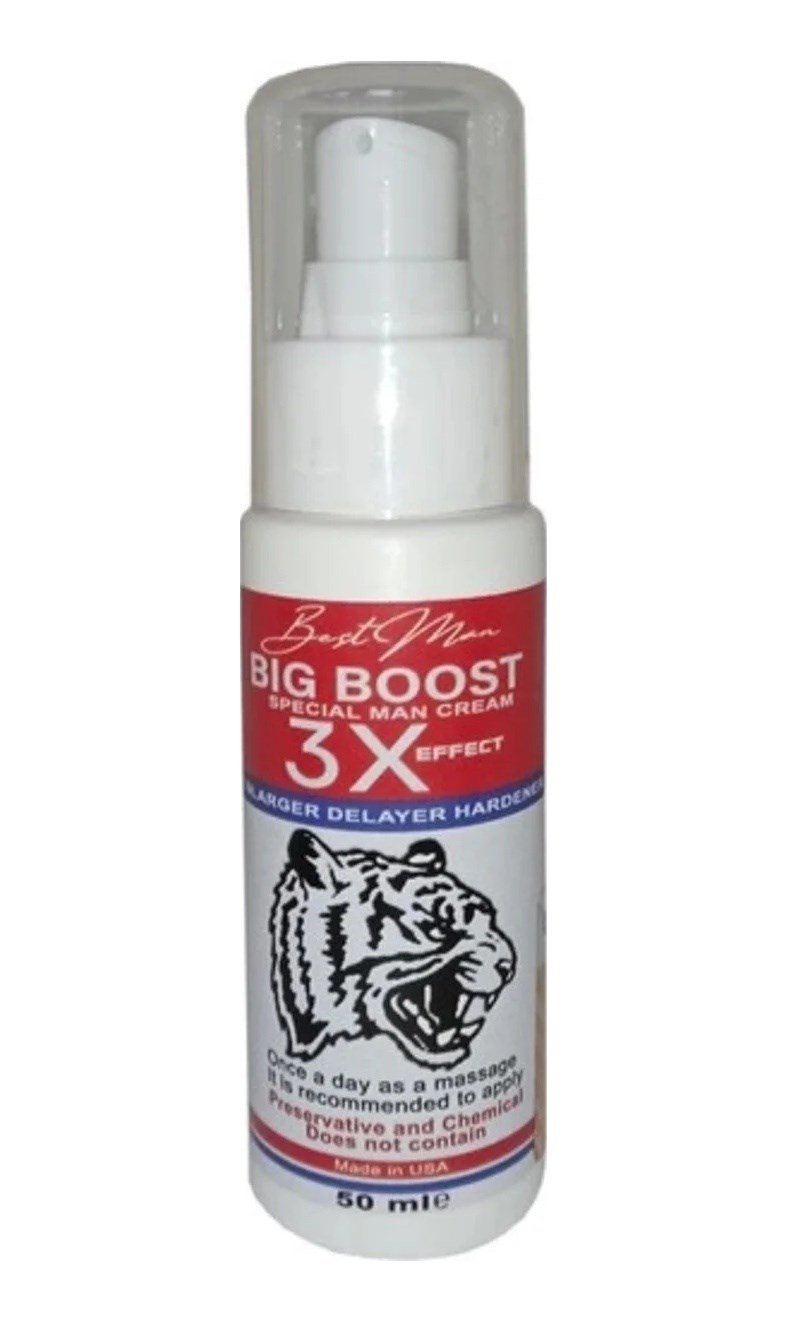 Süper Best Man Bigboost Erkeklere Özel Krem 3 X Effect