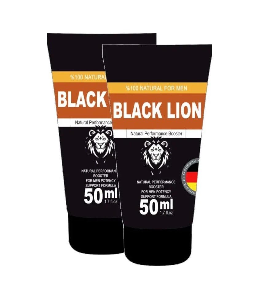 Süper Black Lion 2 Adet 50 Ml Men Booster Krem Erkeklere Özel Anlar Için Krem