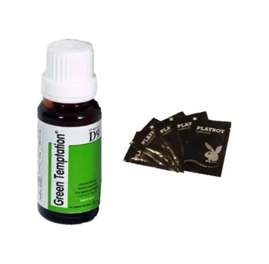 Süper Cabs Green Temptation D9 Kadın + 5li Pboy Lubricant Jel