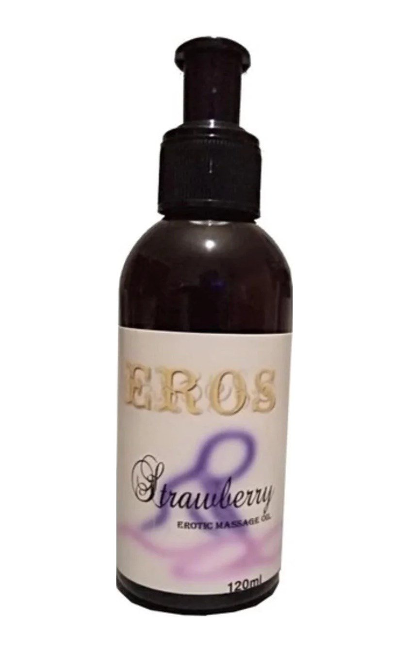 Süper Eros Çilek Aromalı Masaj Yağı 120ml / Strawberry Massage Oil