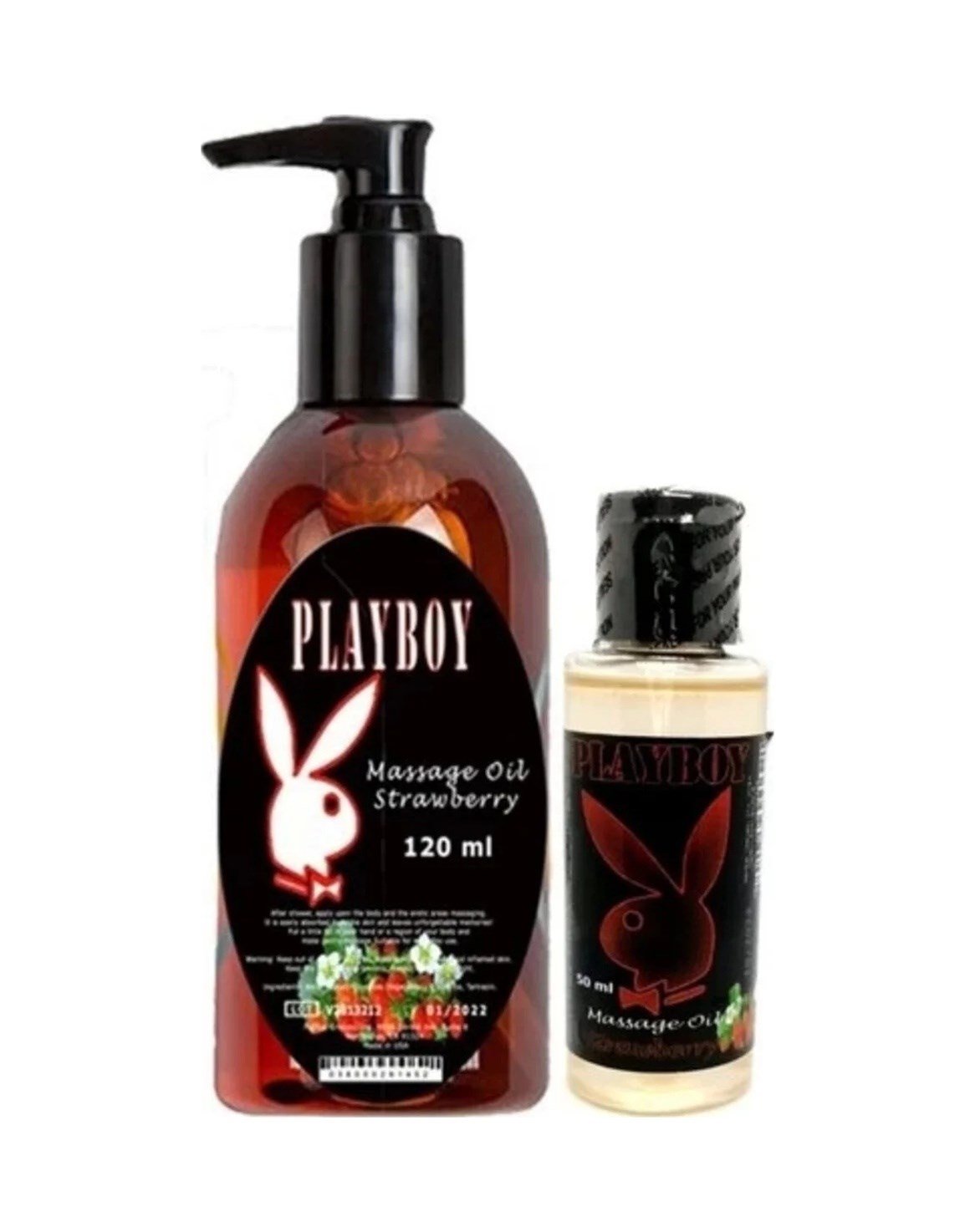 Süper Playboy Aromaterapi Çilek Massage Oil 120 Ml Çilek Aromalı Massage Vücut Masaj Yağı 50 Ml
