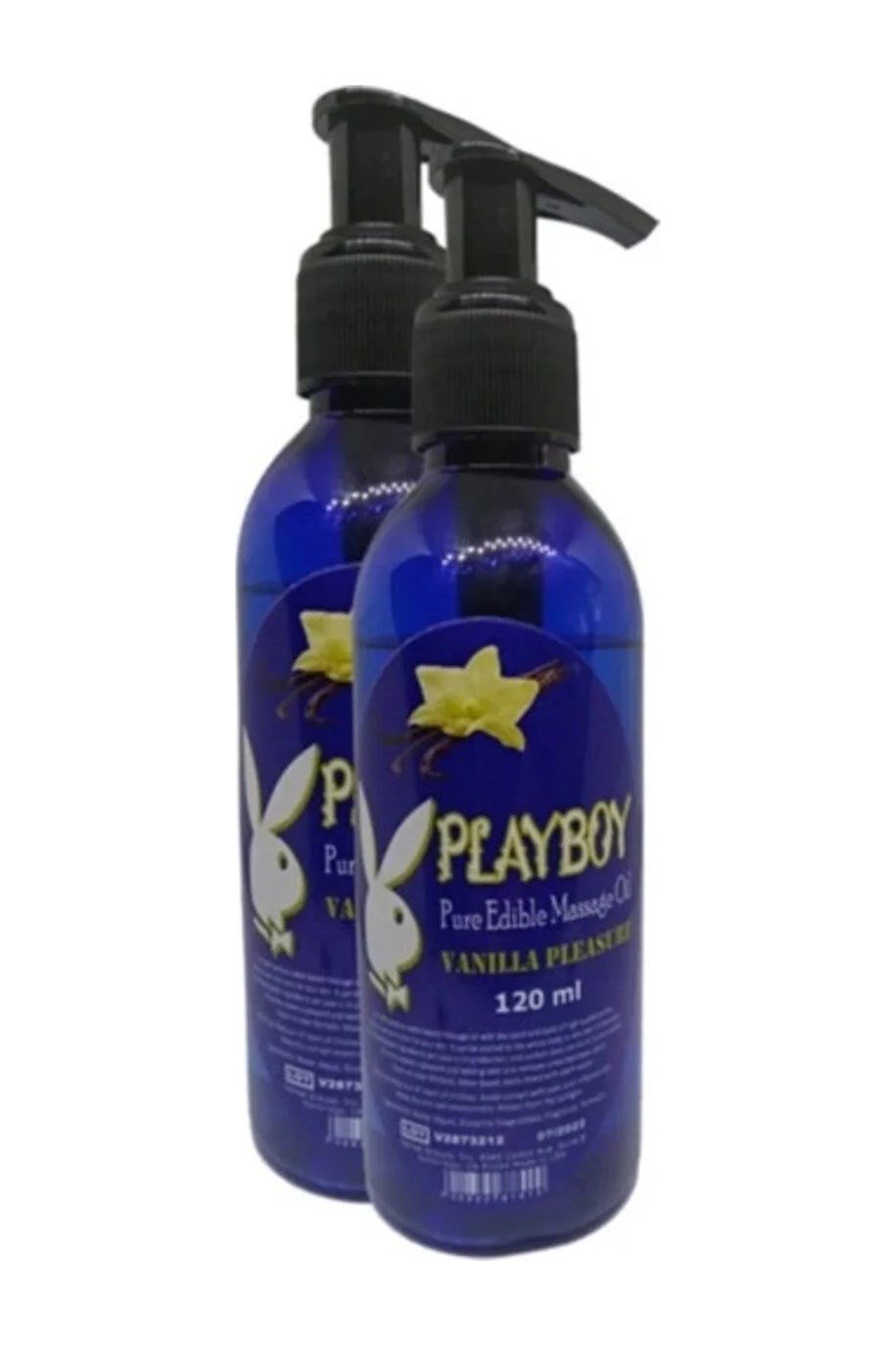 Süper Playboy Pure Edible Massage Oil 120ml Vanilya Aromalı Masaj Yağı 2 Adet
