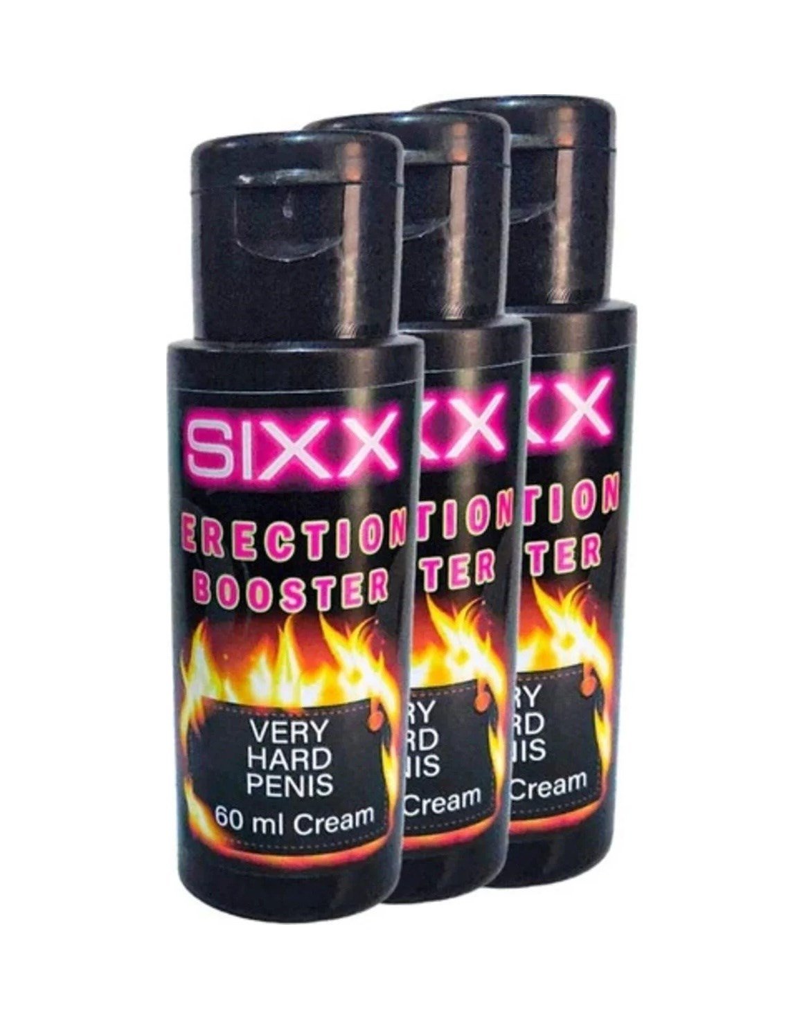 Süper Sixx 3tane Erkeklere Özel Extra Destek Kremi 60 Ml
