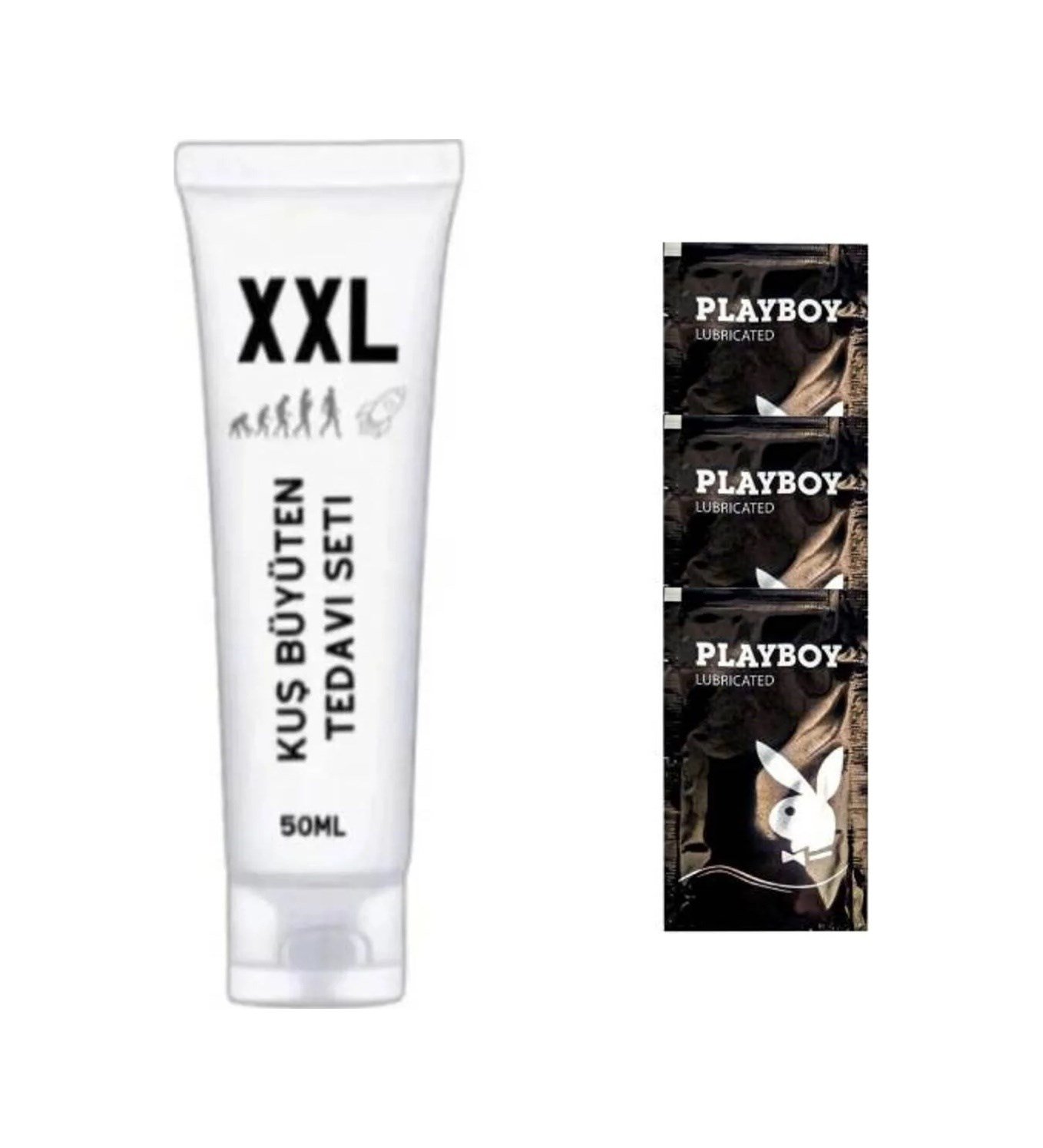 Süper Xxl Size Kuş Erkekler Için Bakım Kremi 50ml 1 Ad + 3 Jelle