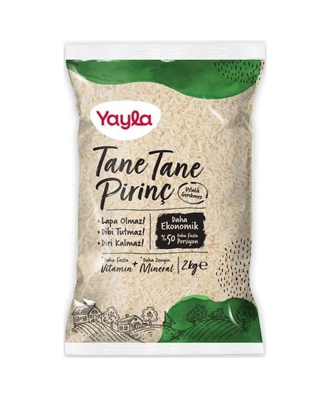 Tane Tane Pirinç 2000gr 1 Adet