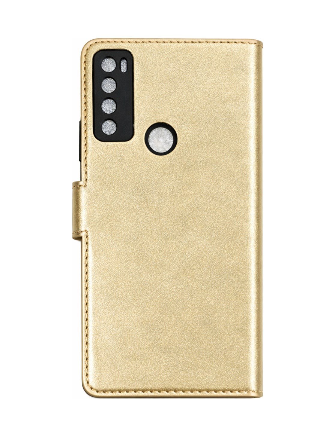 Tcl 20 Se Uyumlu Trend S Plus Kapaklı Kılıf - Gold Belirtilmemiş