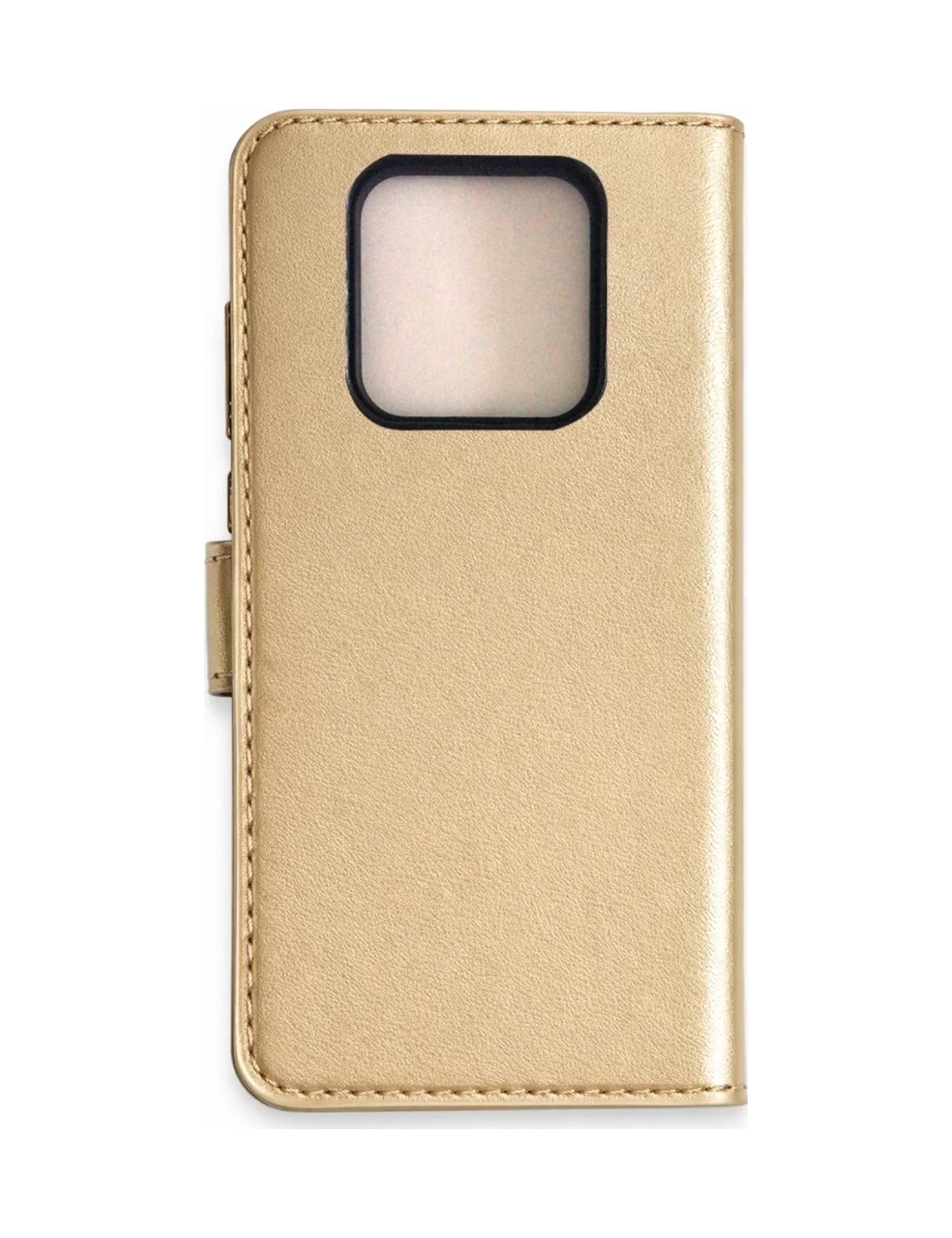 Tecno Camon 16 Prime Uyumlu Trend S Plus Kapaklı Kılıf - Gold Belirtilmemiş