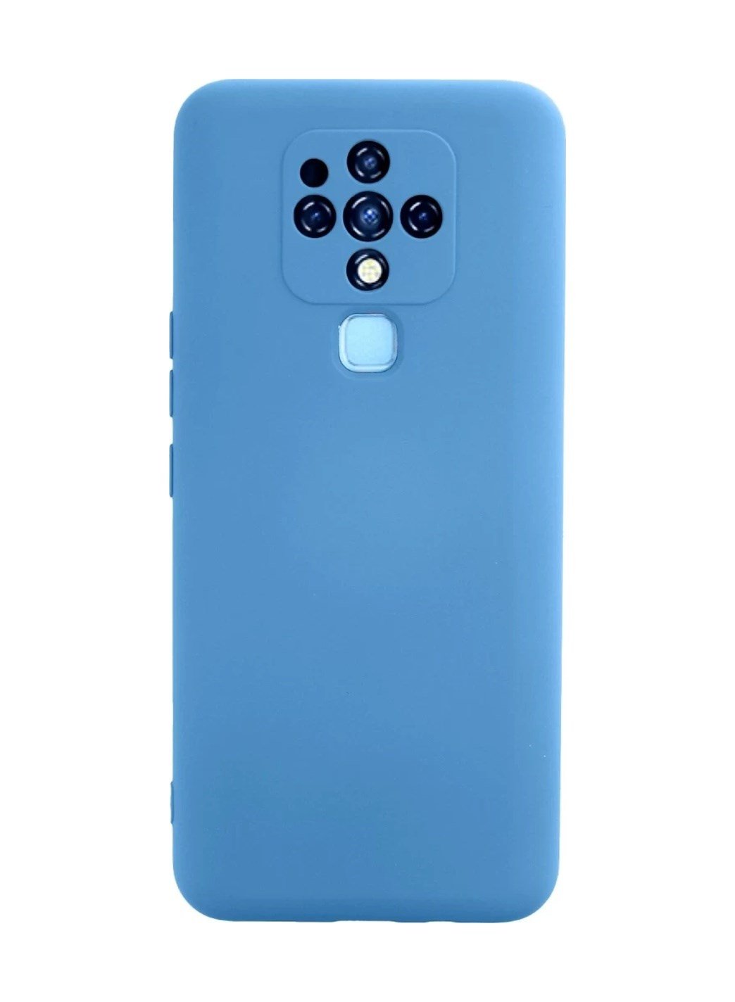 Tecno Camon 16 Uyumlu Kılıf Nano İçi Kadife Silikon - Mavi Belirtilmemiş