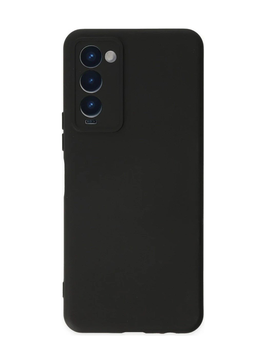 Tecno Camon 18 Kılıf Nano İçi Kadife Silikon - Siyah 0.2M-Çok Renkli