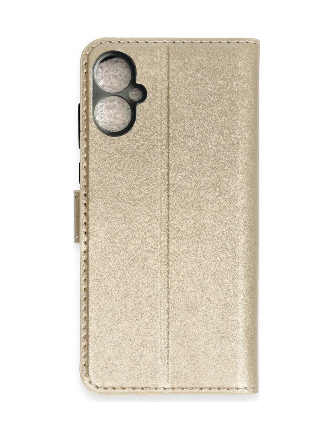 Tecno Spark 9 Pro Uyumlu Trend S Plus Kapaklı Kılıf - Gold Belirtilmemiş