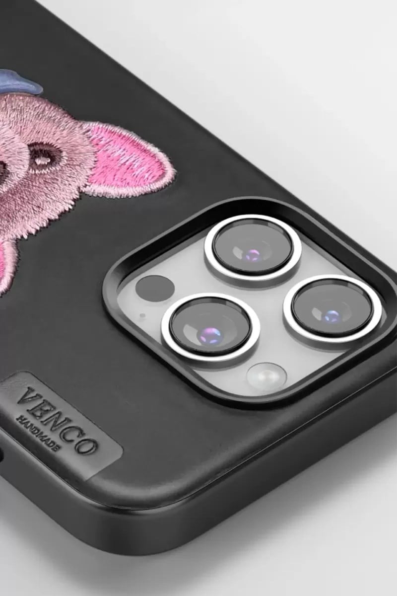 Venco Apple Uyumlu iPhone 16 Uyumlu Cute Desenli Kapak - Siyah Belirtilmemiş