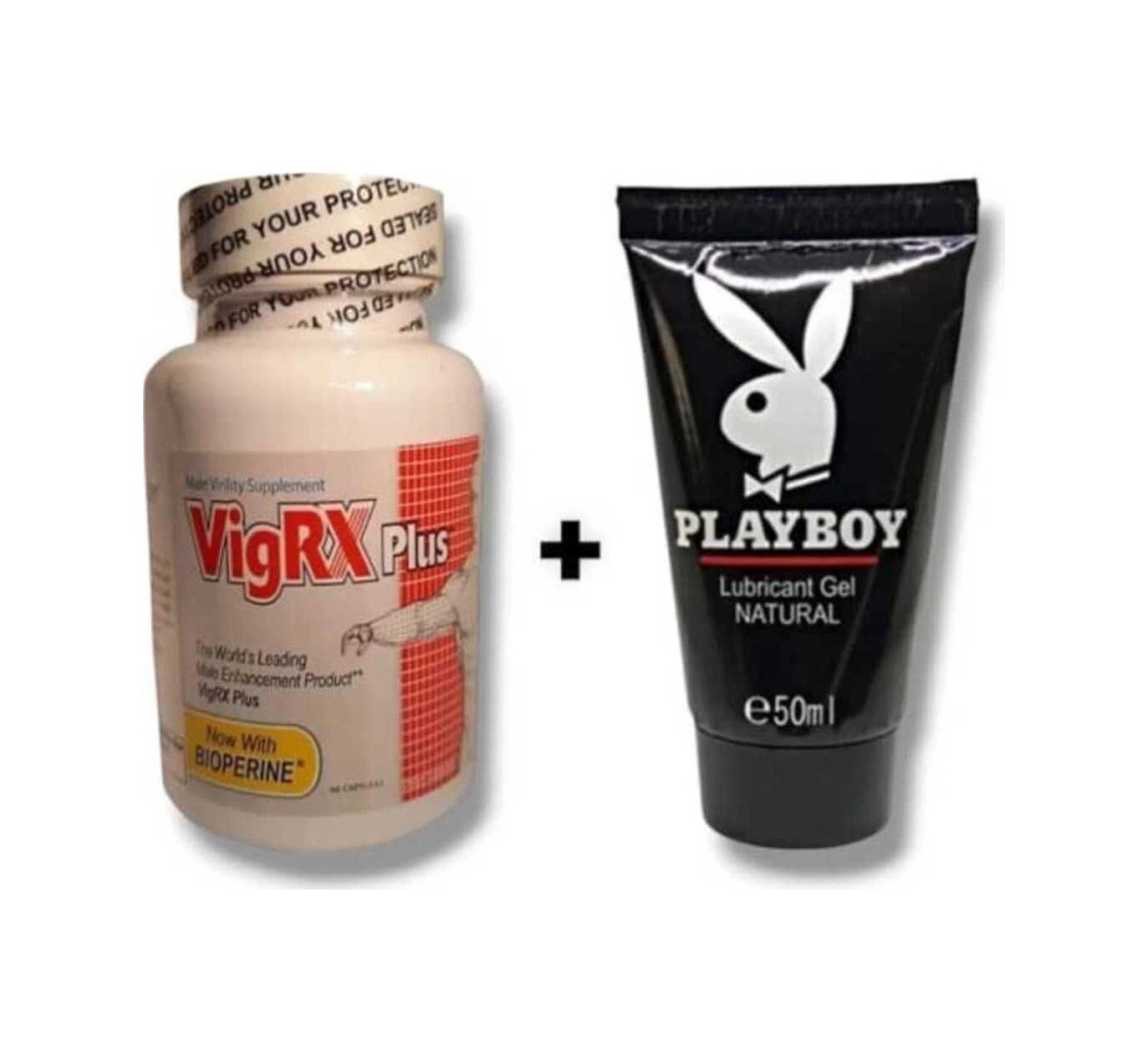 Vigrx Plus 60lı Takviye - Playboy Lubricant Jel 50 Ml